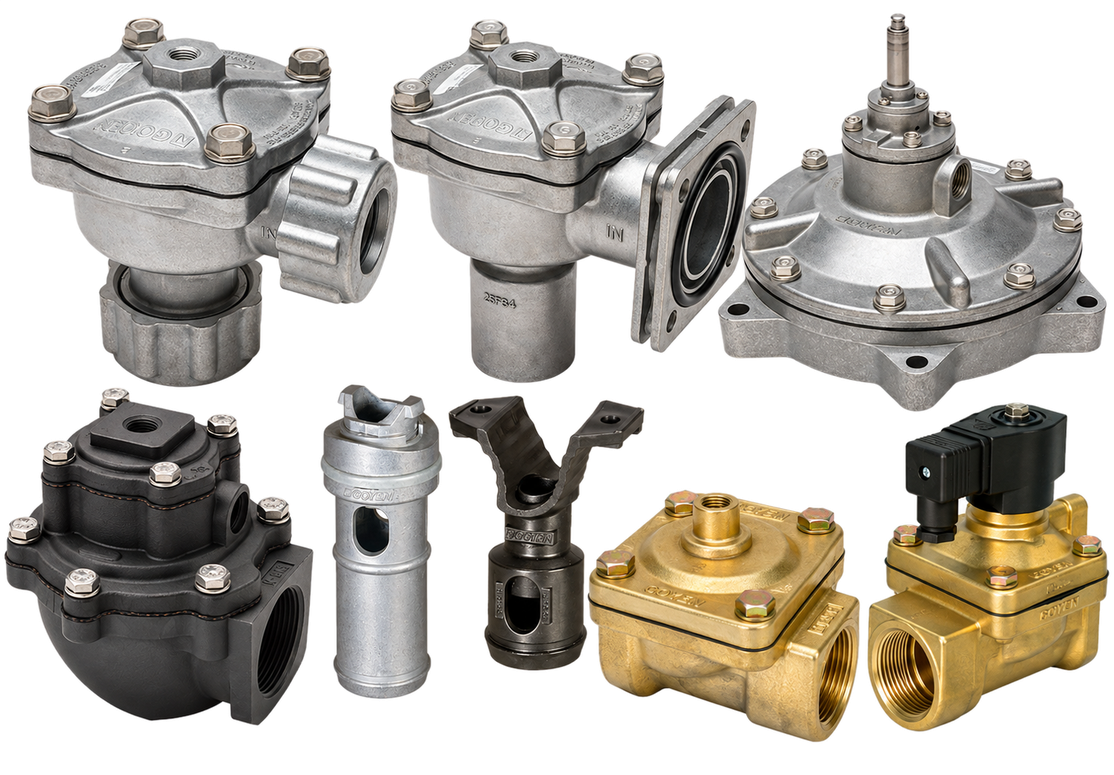 Genuine Goyen and Mecair valves